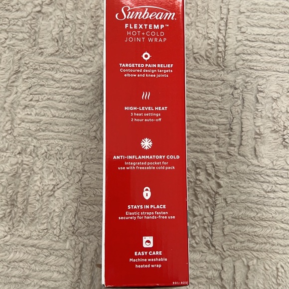 Sunbeam Heating Pad Wrap and cold pack for Joint Pain Relief, Auto Shut Off, New - Picture 4 of 16